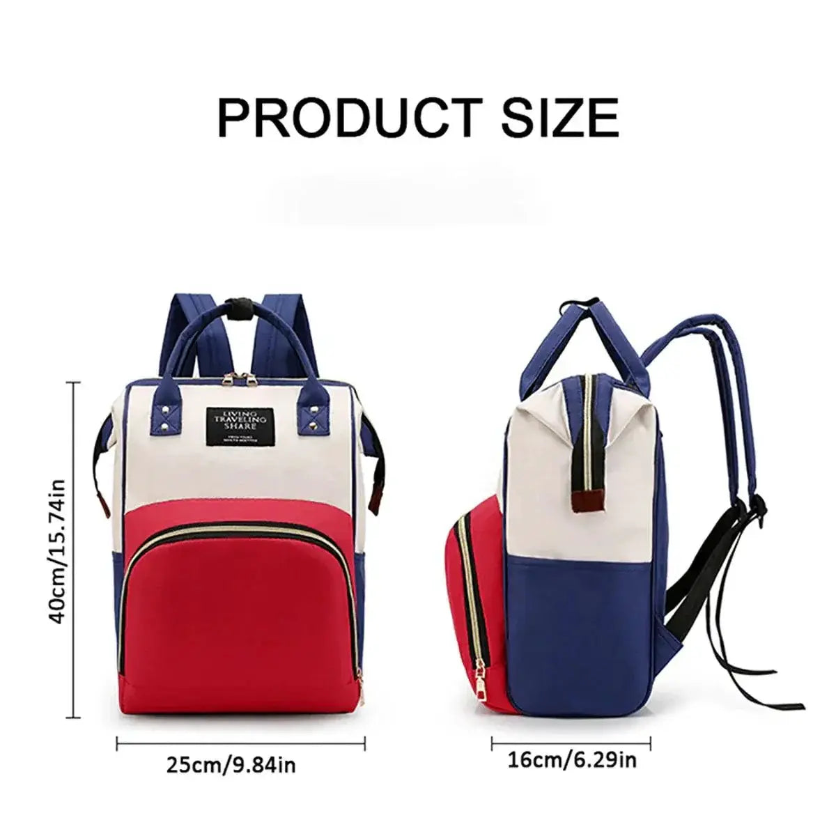 Portable Multi Functional Mommy Bag Diaper Backpack