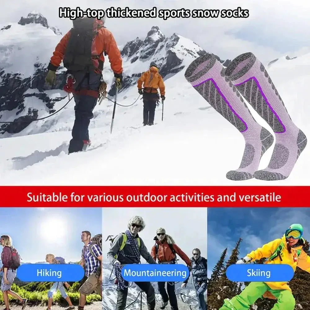 Knee High Ski Socks for Skiers Warmth — product view 18