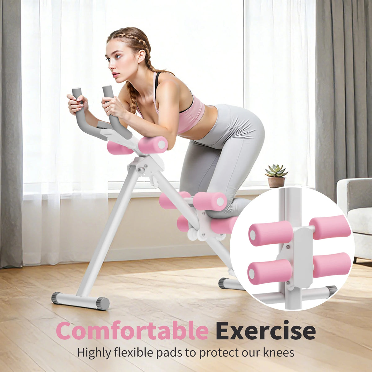 Abdominal Ab Machine Trainer Core Workout Foldable Home Gym — product view 7