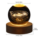 3D Moon Lamp: USB Galaxy Night Light Decor Home