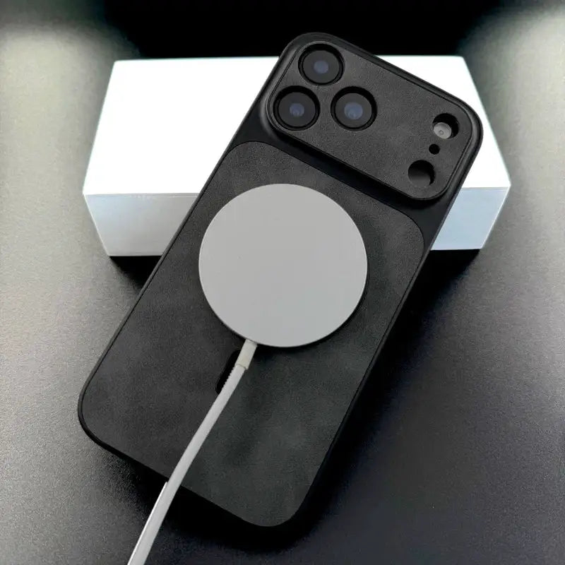 Luxury Retra Faux Leather Case For iPhone 18 17 16 15 14 13 Pro Max 17Pro 16Pro 15Pro 14Pro for Magsafe Wireless Charge Cover