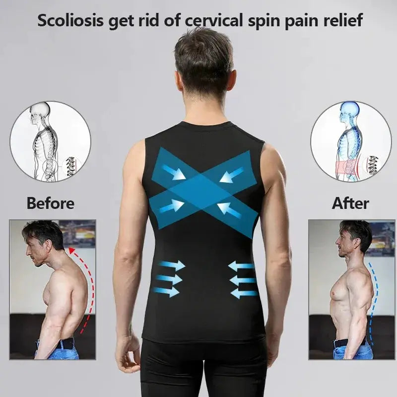 Men Compression Tank Top for Tummy Control and Slimming