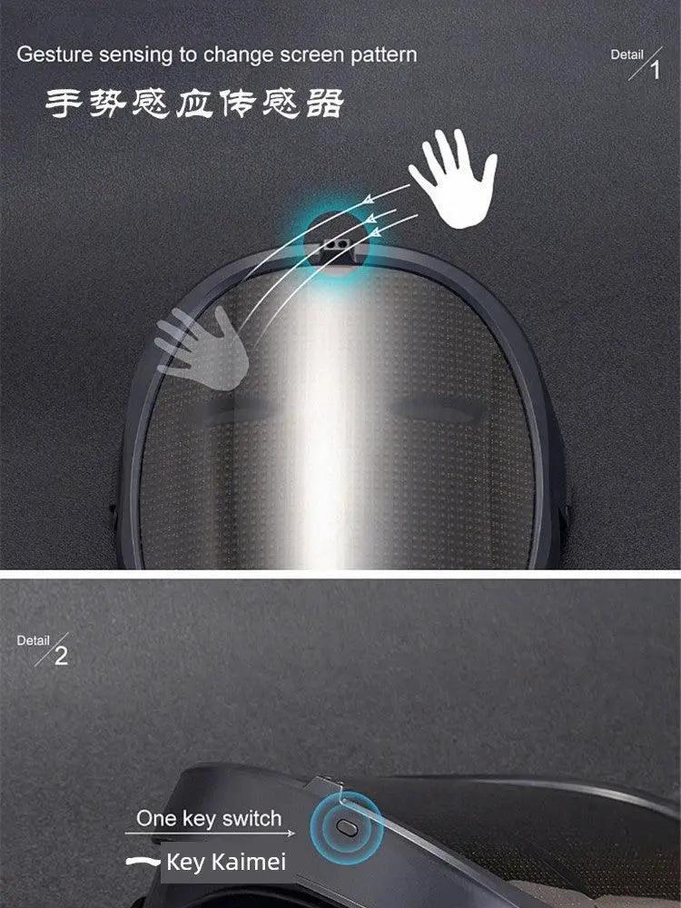 Bluetooth LED Mask Luminous Sichuan Opera Face Changing Mask