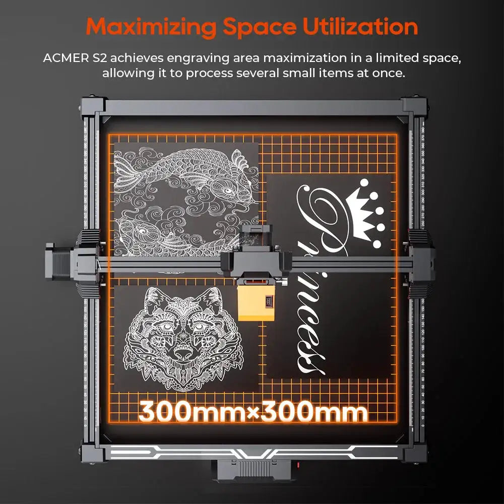 Acmer S2 Compact Laser Engraver 12W