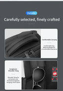 Lifetime Guaranteed Anti-Theft Men's Laptop Backpack Safe