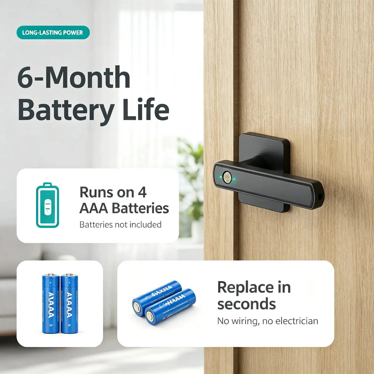 Smart Lock - Fingerprint Secure Keyless — product view 5