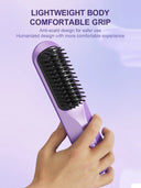 Cordless Electric Hair Brushes Straightener Brush Styler
