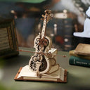Robotime 3D Wooden Music Cello Puzzle Assembly Set