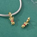 Merry Christmas Charm Bead Sterling