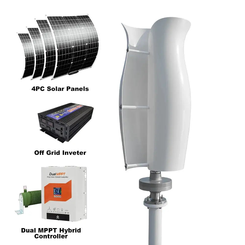 Vertical Wind Turbine Kit for Outdoor Systems — product view 7