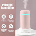 Portable 420ml Air Humidifier Aroma Oil Humidificador for Home Car USB Cool Mist Sprayer with Colorful Soft Night Light Purifier