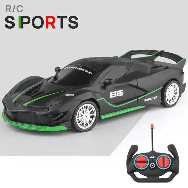 RC Car LED Light Remote Control High Speed Racing Toy
