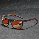 Unisex Vintage Square Polarized Sunglasses UV400 Protection