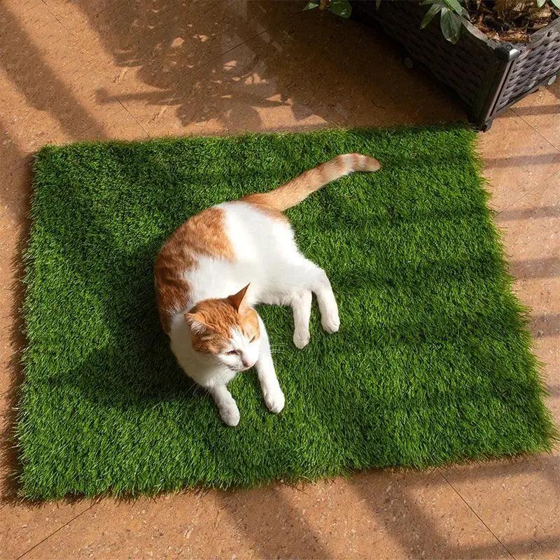 Portable Pet Toilet Training Pad Breathable Lawn Mat