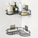 1PCS Non Perforated Bathroom Triangle Shelf Wall Mounted Storage