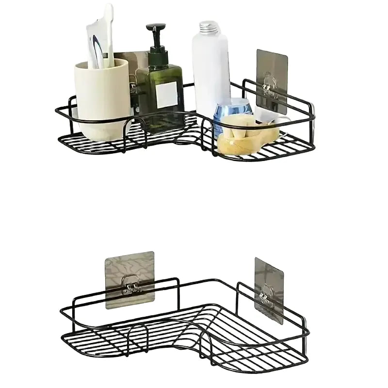 Clutter Free Bath Triangle Shelf Storage — product view 1