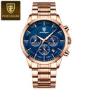 Chronograph Stainless Steel Watch Sophisticated Timepiece