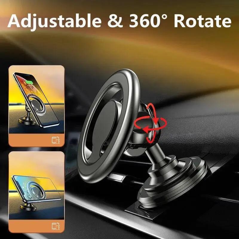 Universal Magnetic Car Phone Holder Stand With 360 Rotation