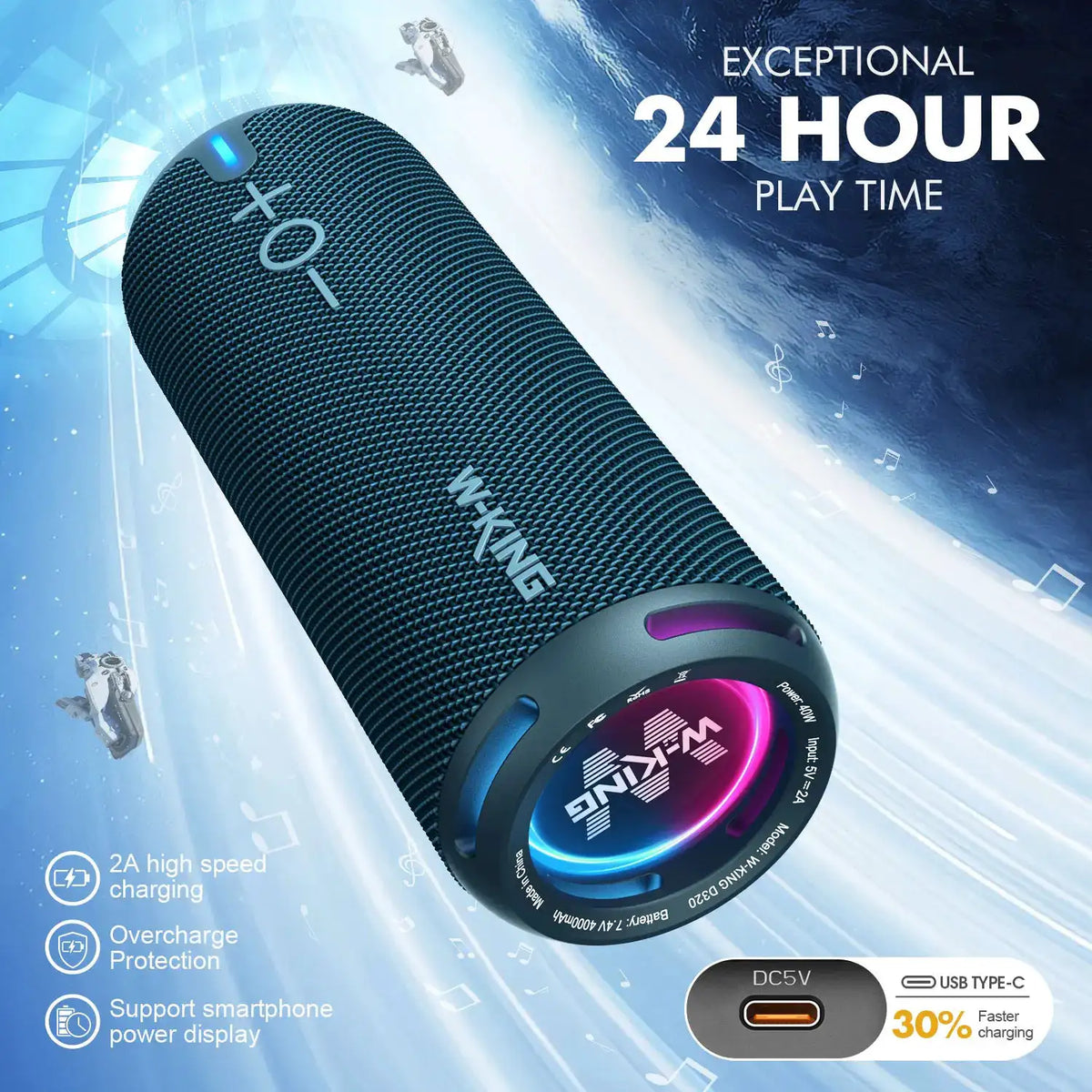 W-King Bluetooth Speaker Style MAGGA — product image 7