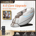 2026 8D Sonic Massage Chair with 4.0 Core Upgrade & 4D Hands | SL Track, Zero Gravity & Leg/Foot SPA