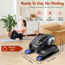 Under Desk Elliptical Machine Portable Mini Leg Exerciser Fully