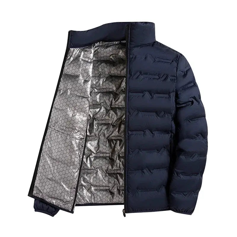 Graphene Self Heating Down Jacket For Men Windproof Warmth