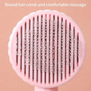 Pet Grooming Combo Self-Cleaning Slicker Dog Brush Tool