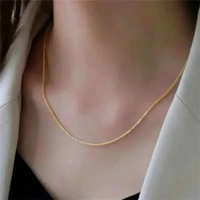 Exquisite Sparkling Clavicle Chain Choker for Elegant Style