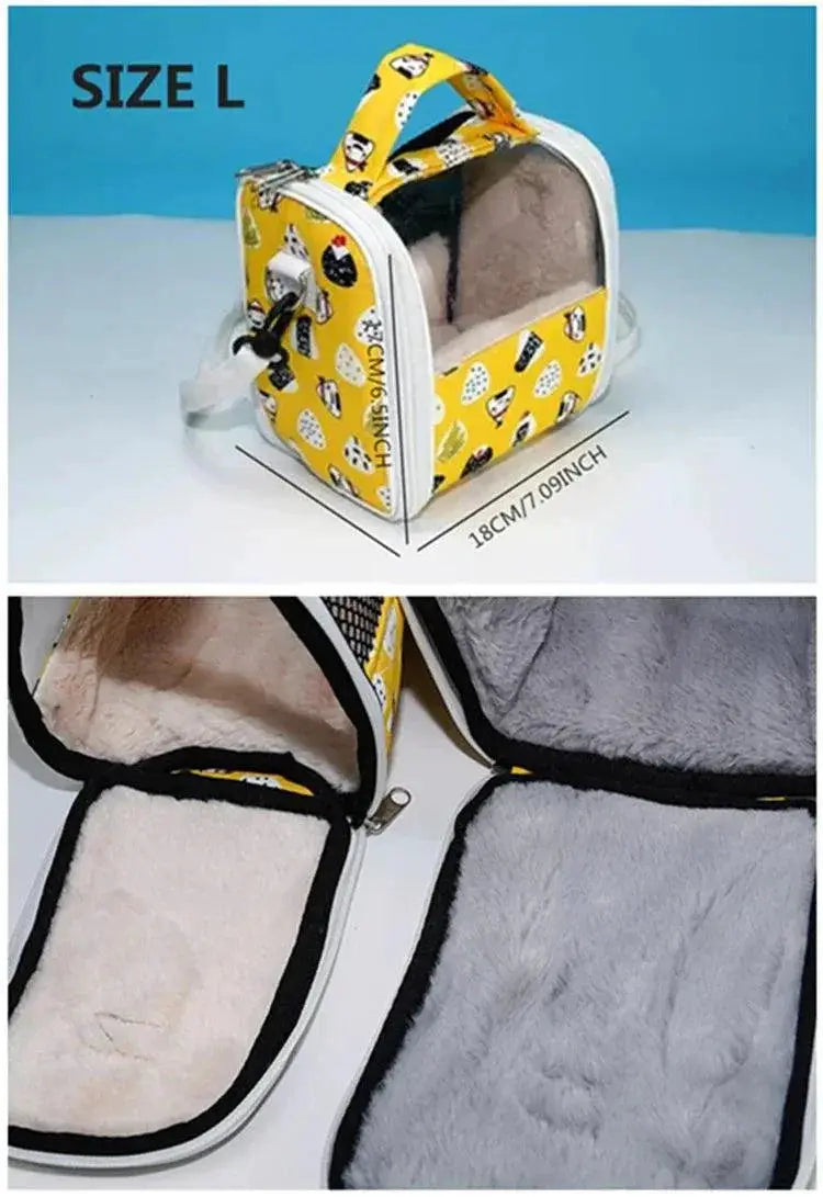Lightweight Portable Bird Cage Parrot Carrier Travel Bag