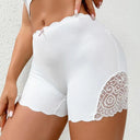 Ice Silk Lace Edge Safety Shorts Elegant Comfort for Women