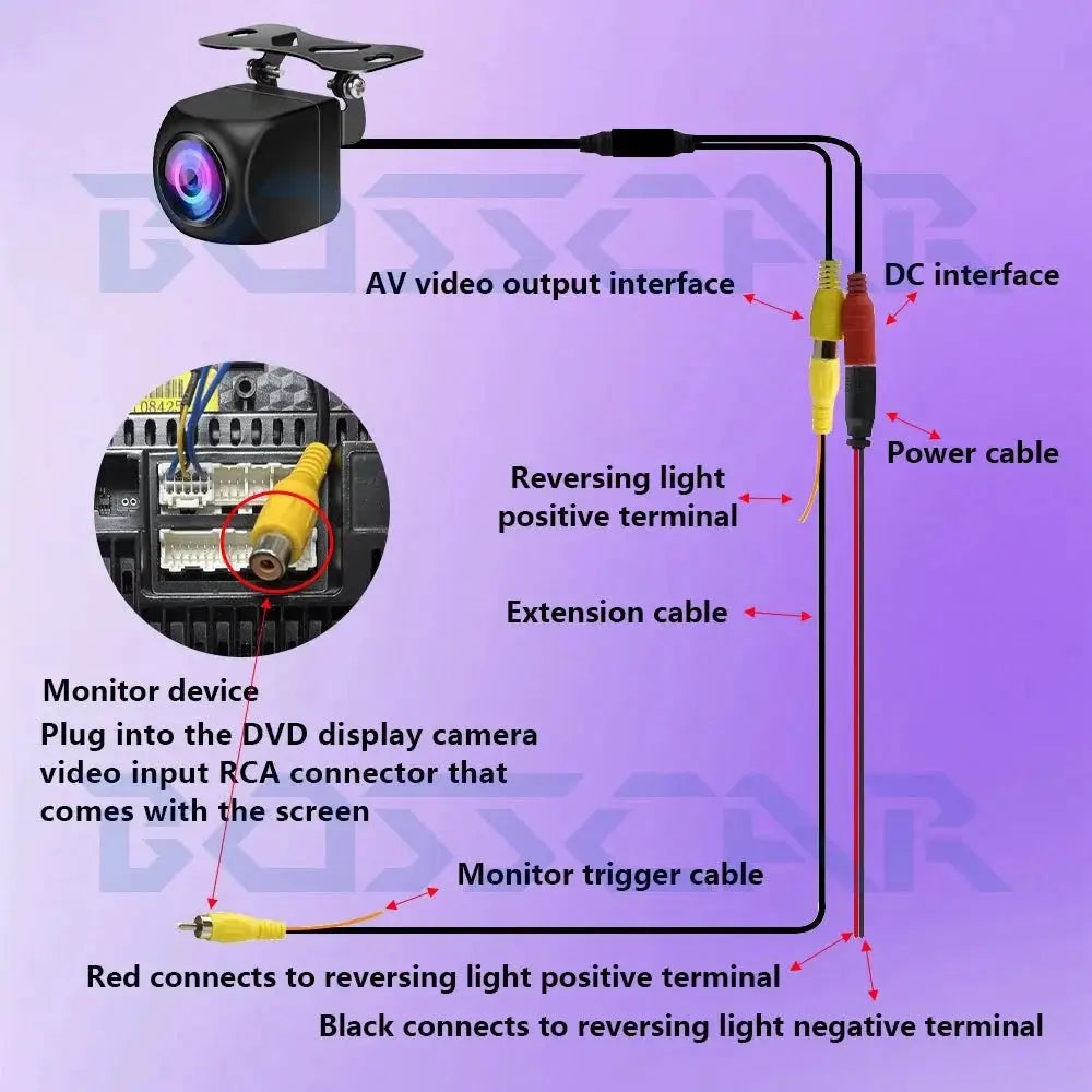 Car Rear View Camera 170 Degree Infrared Night Vision Waterproof Reversing - stepyours.com