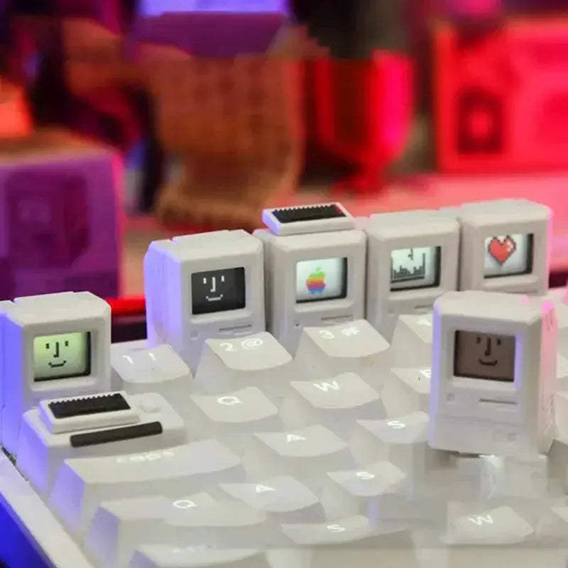 Cute Cat Keycaps Add Retro Style To Your Keyboard Setup