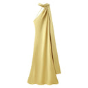 Elegant Satin Gown for Women Evening