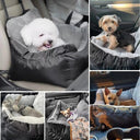Dog Booster Car Seat: Sturdy Washable Detachable Carrier