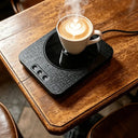 USB Rechargeable Cup Warmer with Three Level Heating Coaster Keeps Coffee Warm