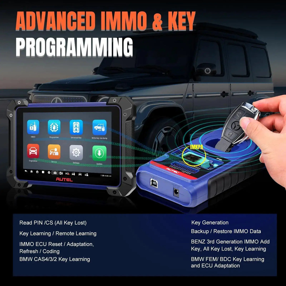 Autel MaxiIM PRO IMMO Key Fob Programming Tool II Auto — product view 4