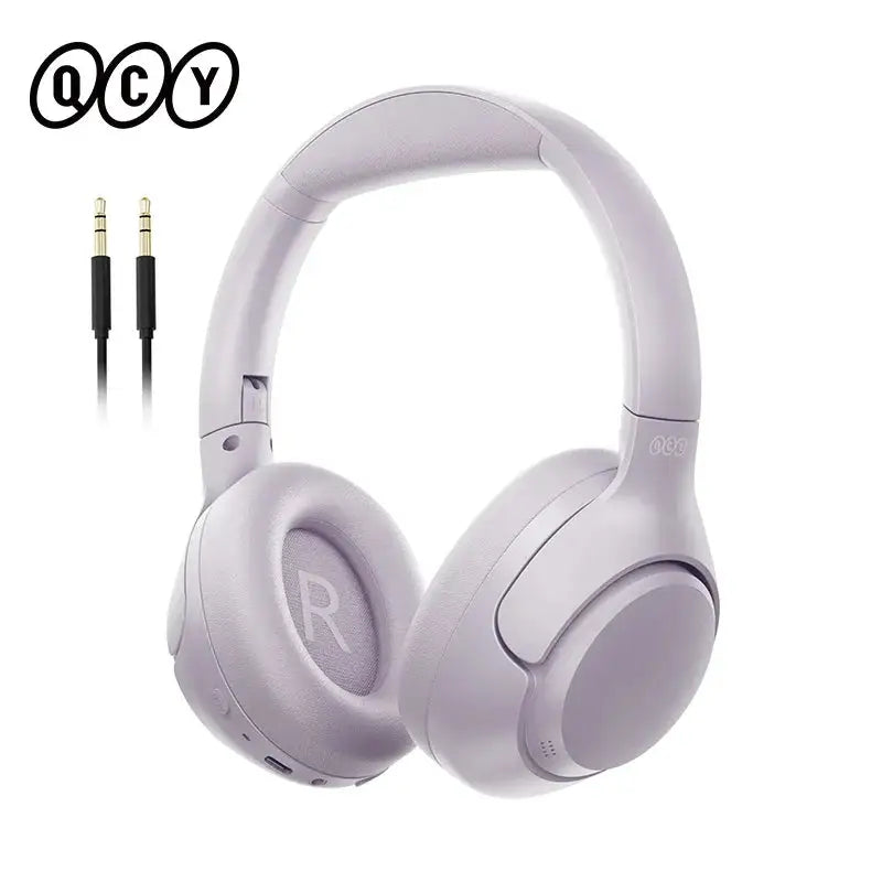 QCY H3 ANC Wireless Headphones BH23H3A 43dB Hybrid Active Noise Cancellation Headset Bluetooth 5.4 Hi-Res Audio Earphones 60H