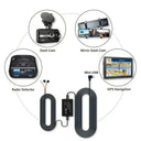 Smart 3 Channel Dash Cam for Cars 1080P Footage HD