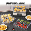 SucceBuy Tray Food Dehydrator Machine Stainless Steel Electric