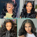 Luxury Body Wave Lace Front Wig Pre Plucked Remy Human Hair