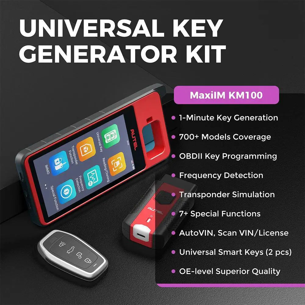 Autel MaxiIM KM100 Key Fob Programming Tool With 2 IKEYs