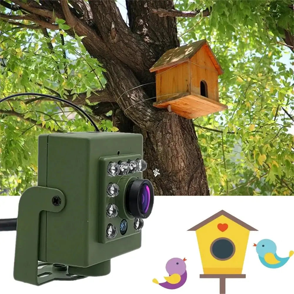 Green WiFi Bird Box Camera 5MP HD Nest Monitor With Night Vision - stepyours.com