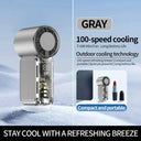 Mini Portable Handheld Fan Personal Pocket-Sized Digital Display