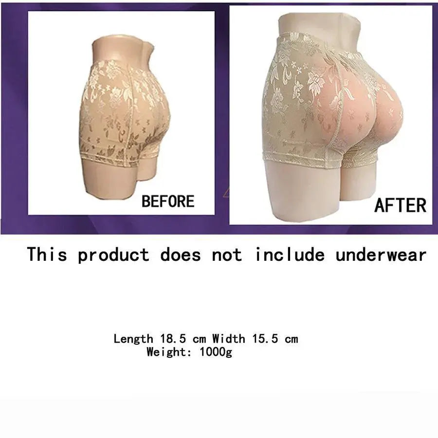 1000g 2PCS Silicone Padded Women Butt Hip Enhancer Reusable - OurLum.com