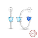 Sterling Silver Hope Rainbow Flower