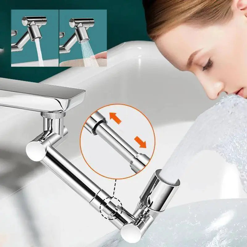 Rotating Metal Faucet Aerator 1440 Degrees Water Saver