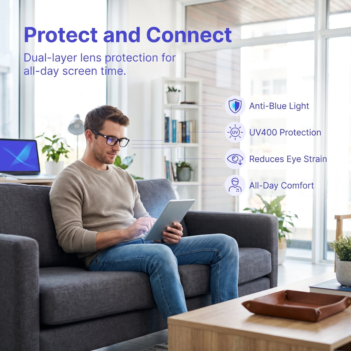 Smart Bluetooth Glasses Magnetic Sunglasses
