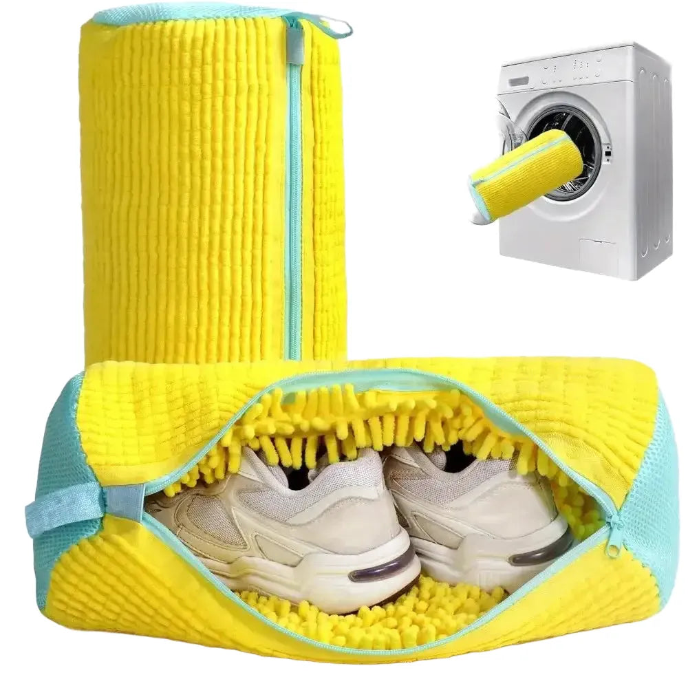 Shoe Wash Bag Durable Reusable Laundry Protection - Yellow 1pc product image