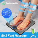 Electric Foot Massager Portable Massage Mat for Muscle Care
