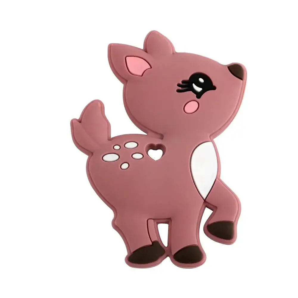 Safe Teether Jewelry Kit for Babies — Dark pink